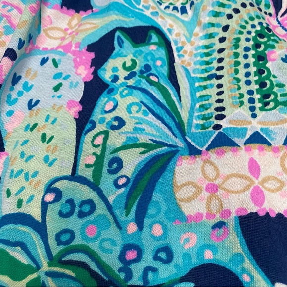 Lilly Pulitzer Looking Sharp Cat Print Dress - Picture 4 of 8